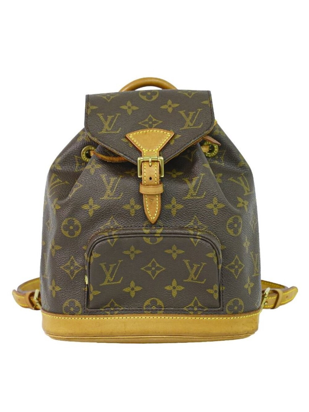 Louis Vuitton LV Mini Montsouris Monogram Backpack Brown